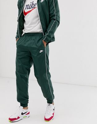 nike tracksuit grey and green