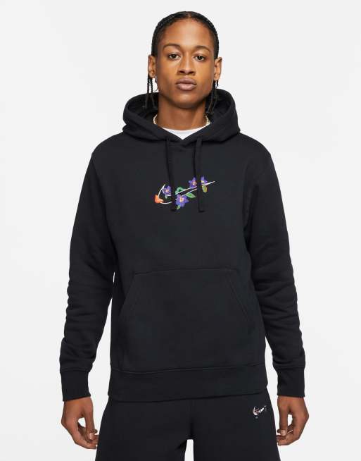 Nike embroidered 2025 logo sweatshirt