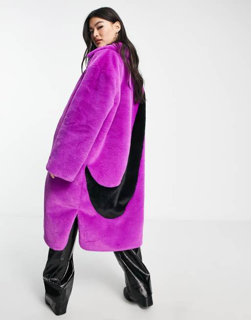 Fur nike sale coat