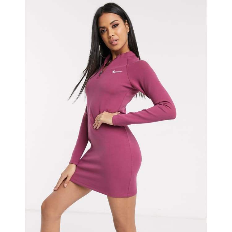 Nike Air Women's Printed Mesh Long-sleeve Dress. Nike LU