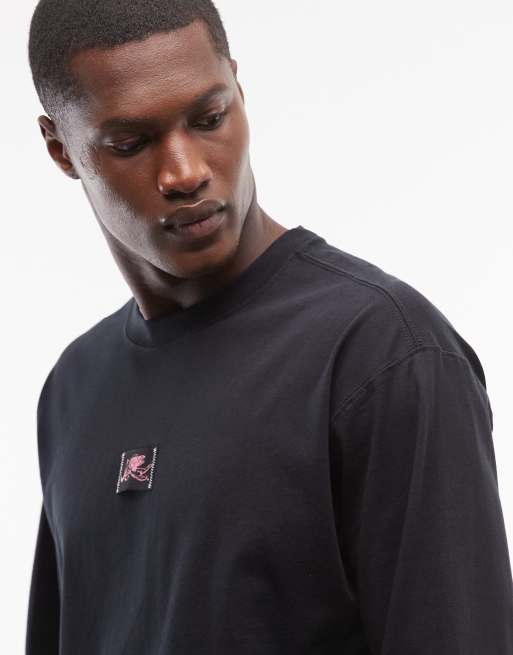 Nike long sleeve V-Day graphic t-shirt in black , 4 of 5