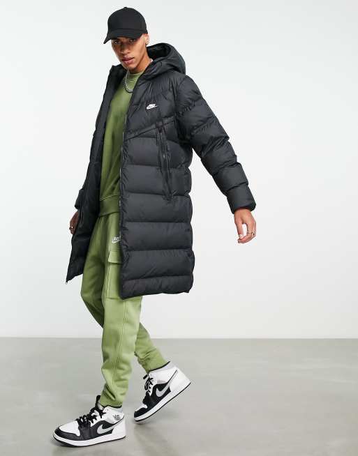 Nike longline padded jacket on sale