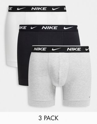 Sous-vêtements Nike - Lot de 3 caleçons - Gris