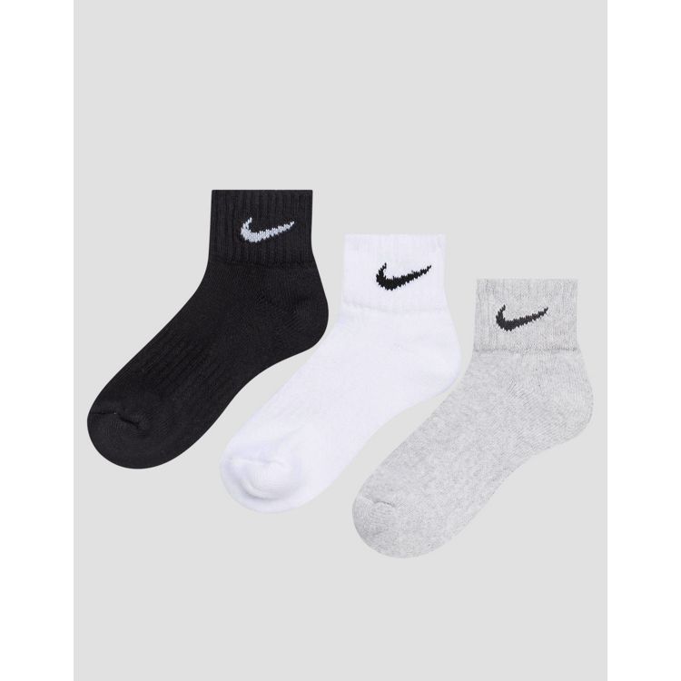 Nike Lot de 3 paires de chaussettes basses enfant SX6844-901 Multicolore