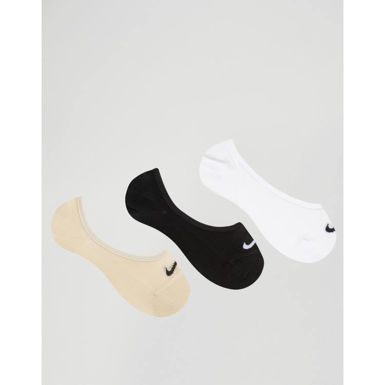 Nike Lot de 3 paires de chaussettes invisibles