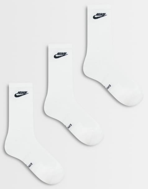 Nike lot de 3 paires de chaussettes montantes Everyday Elevated blanches - view 1