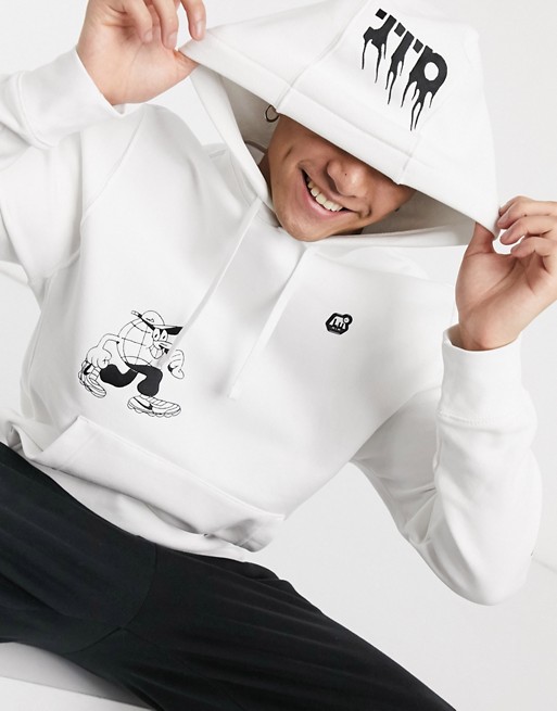 Nike Lugosis Artist Pack hoodie in white