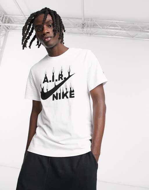 Nike Lugosis Artist Pack logo t shirt in white