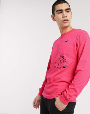pink long sleeve nike shirt