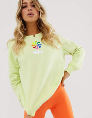 nike rainbow wheel sweatshirt