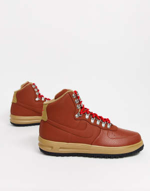 Nike lunar force 1 duckboot brown best sale