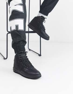 nike lunar force 1 duckboot low triple black