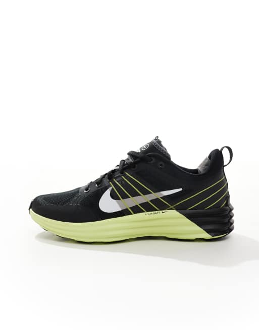 Nike - Lunar Roam - Sneakers in zwart en geel, 2 van 5