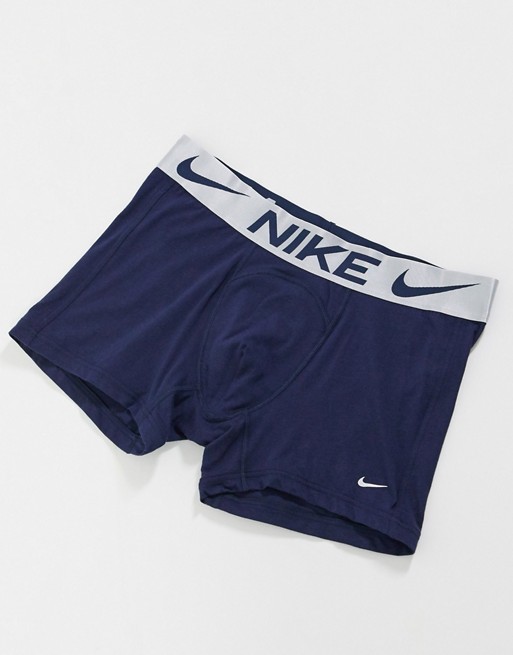 Nike Luxe cotton modal trunks in navy