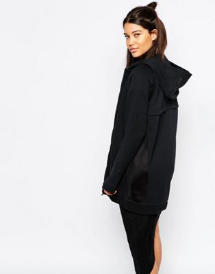 womens nike longline hoodie