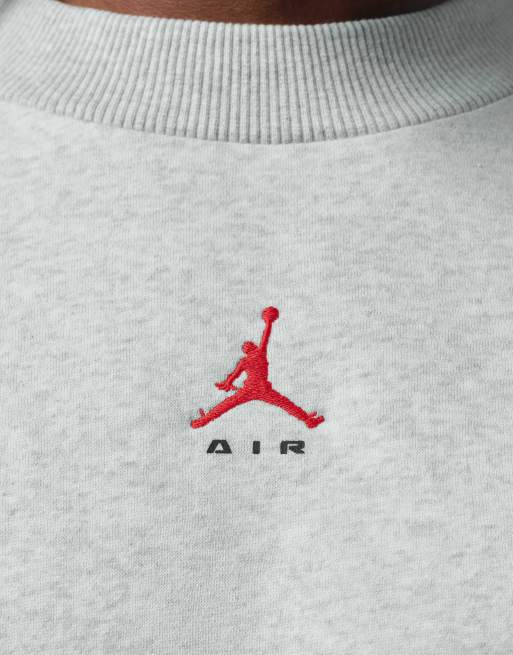 Nike M j brk st crew bb felpa girocollo grigia, 4 di 4