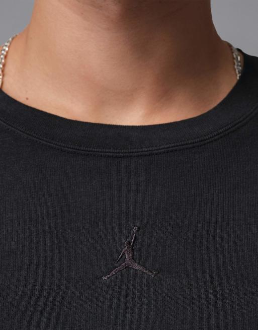 Nike M j flt hvywght schweres Langarm-Top in Schwarz, 4 von 4