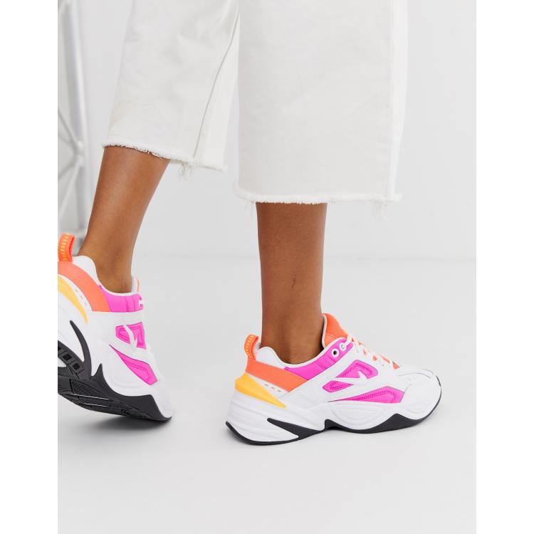 Nike m2k tekno top trainers pink