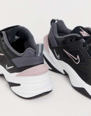 nike mk2 tekno black and pink