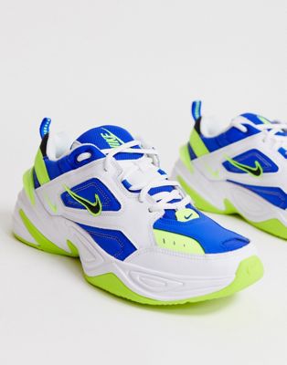 Nike M2K Tekno sneakers in blue and white | ASOS