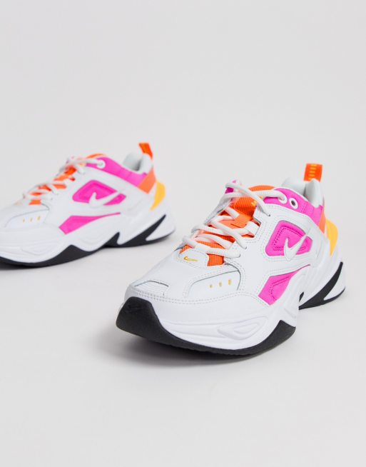 M2k tekno sneaker met cheap leren details