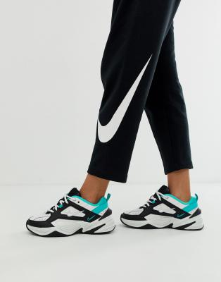 Nike - M2K Tekno - Sneakers nere, bianche e verdi | ASOS