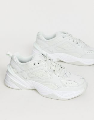 Nike M2K Tekno trainers in retro white 