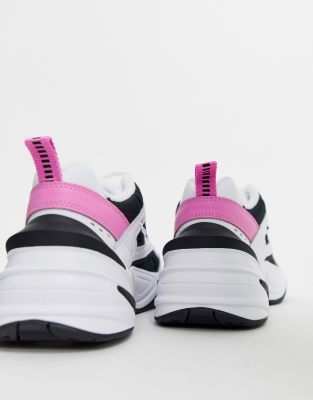 nike mk2 tekno black and pink