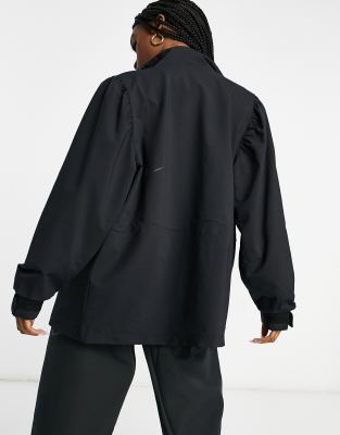 nike m65 jacket in black with utility pockets