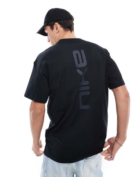 Nike M90 graphic t-shirt with backprint in black - view 1
