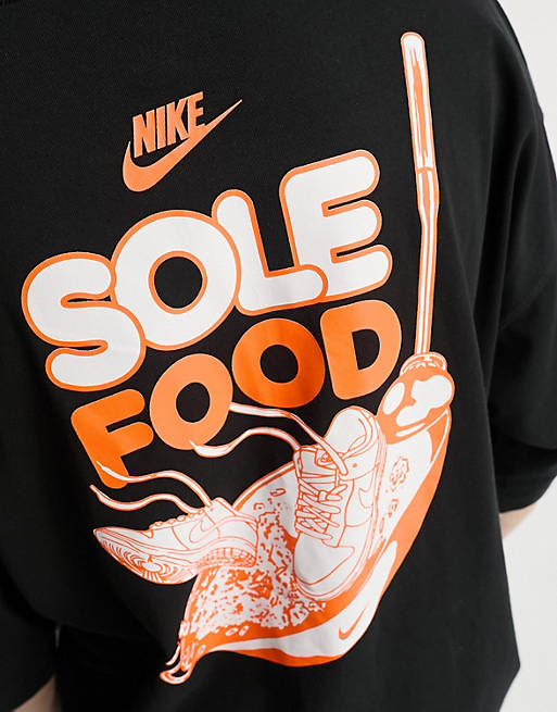 Nike M90 Sole Food HBR T-shirt in black | ASOS