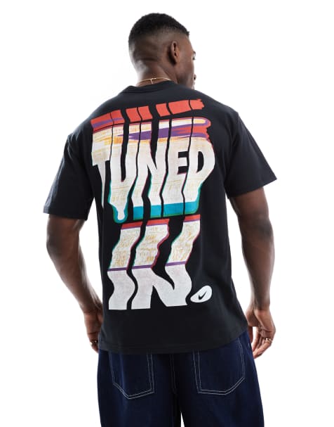 Nike M90 t-shirt in black 