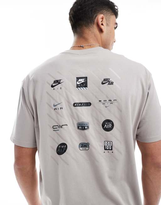 Nike M90 t-shirt in grey 