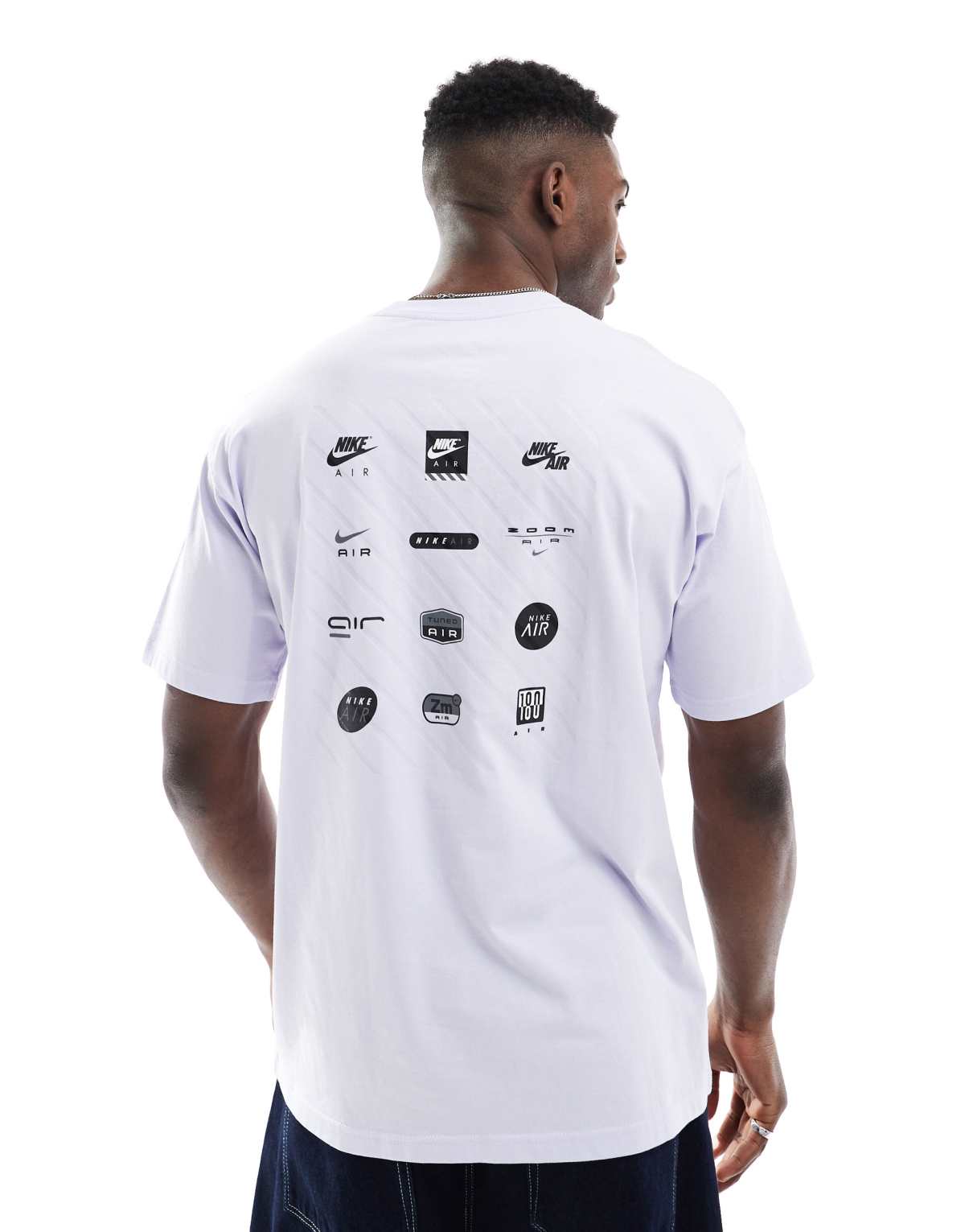 Nike M90 t-shirt in light grey
