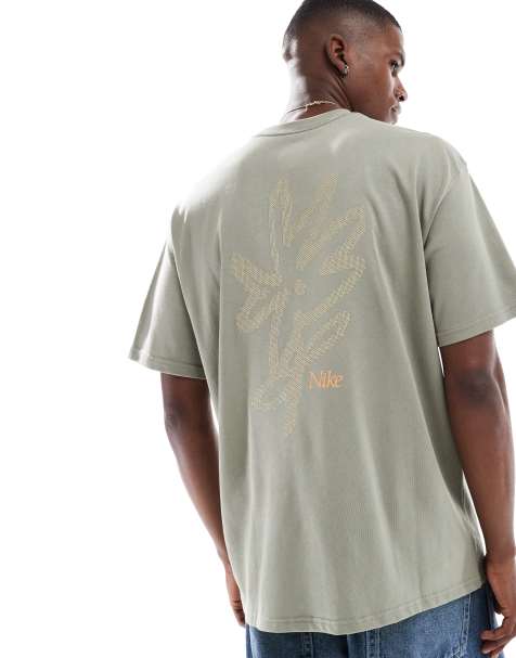 Nike – M90 – T-shirt w kolorze khaki - view 1