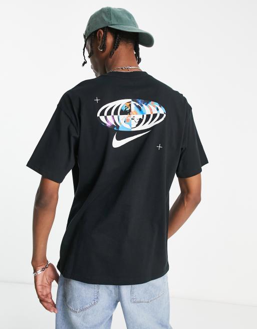 Nike M90 t-shirt with back print in black | ASOS