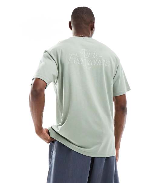 Nike – M90 – Zielony T-shirt z grafiką - view 1