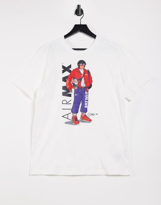 Nike Manga Hypeman t-shirt in white | ASOS