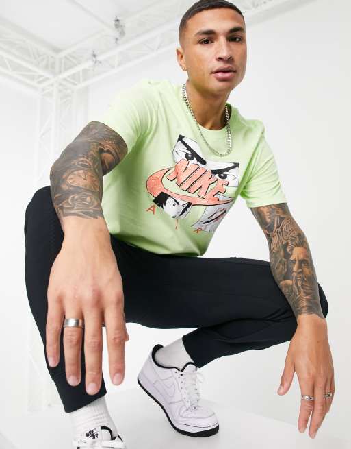 Nike Manga Photo t-shirt in pale lime | ASOS
