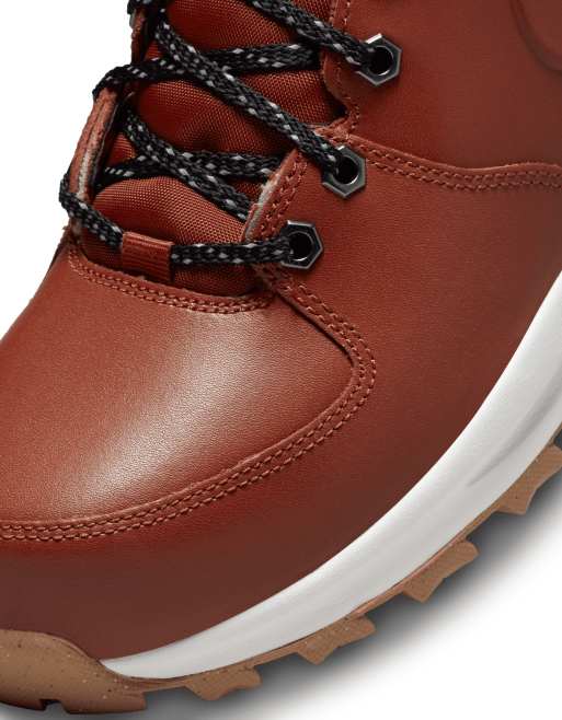 Nike brown leather clearance boots