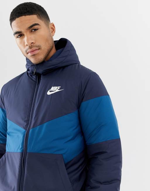 Nike – Marinblå fodrad vindjacka 928861-451, 3 av 4