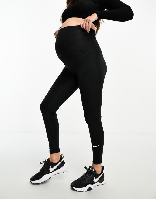 Nike Maternity - One Dri-Fit - Sorte leggings, 4 af 4