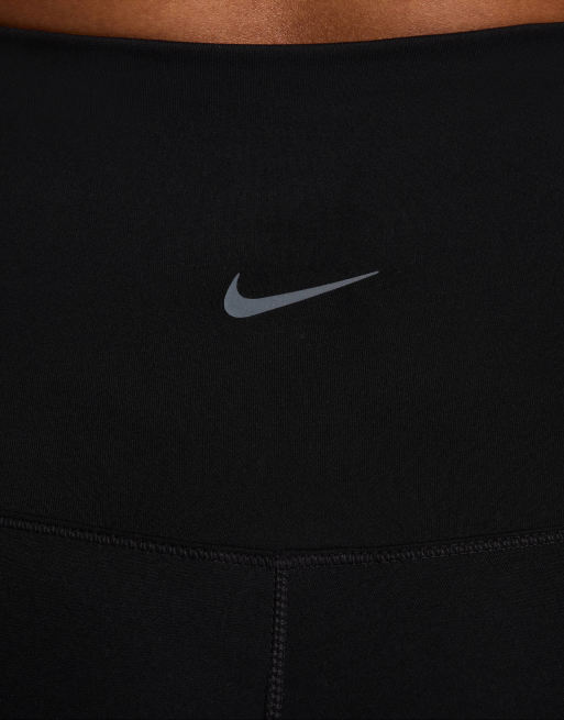 Nike Maternity One leggings a vita alta 7/8 con tasche nere, 4 di 4
