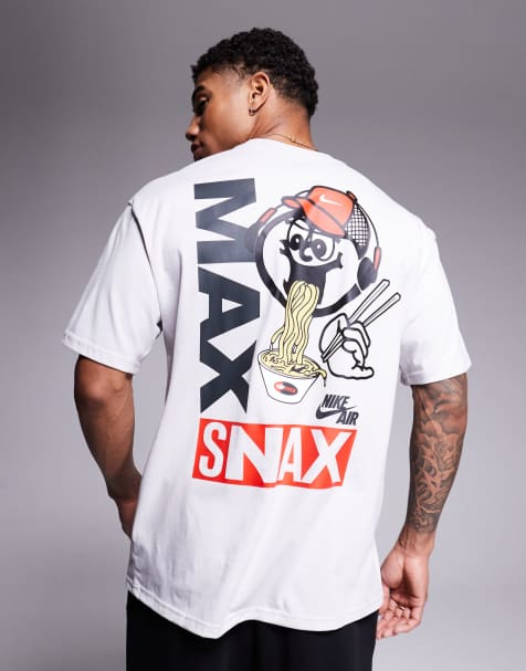 Nike Max 90 graphic t-shirt in grey