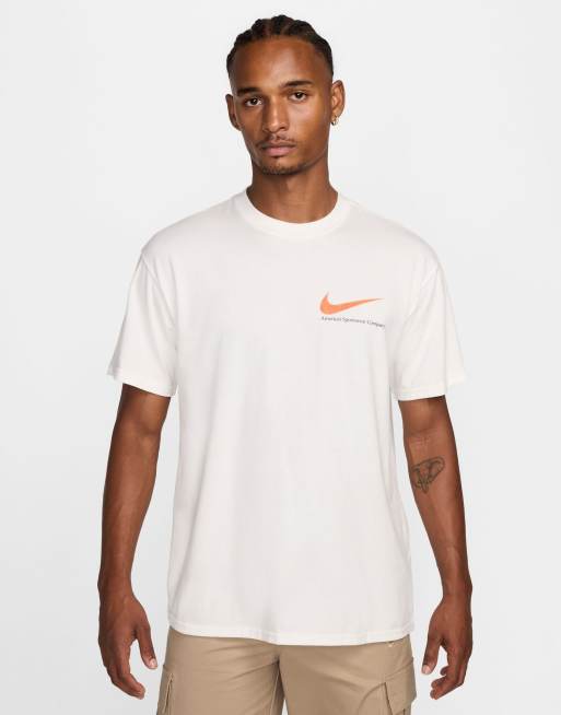 Nike Max90 T-shirt with Van Life back print in white 