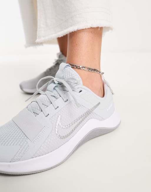 Nike MC Trainer 2 sneakers in silver