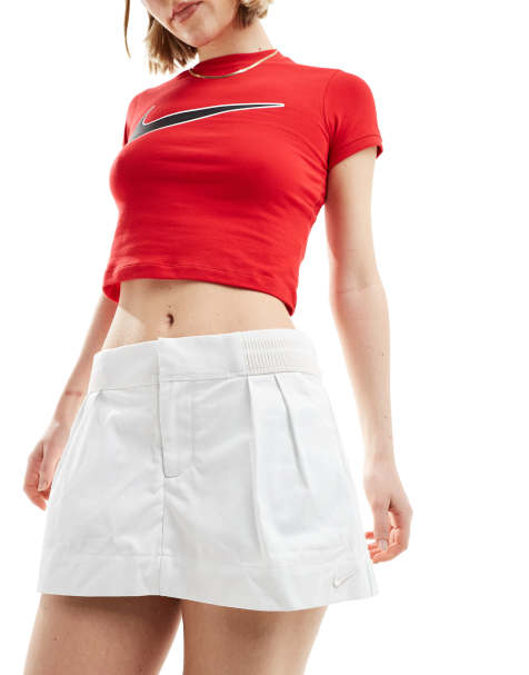 Nike MDC mini skort in white - view 1