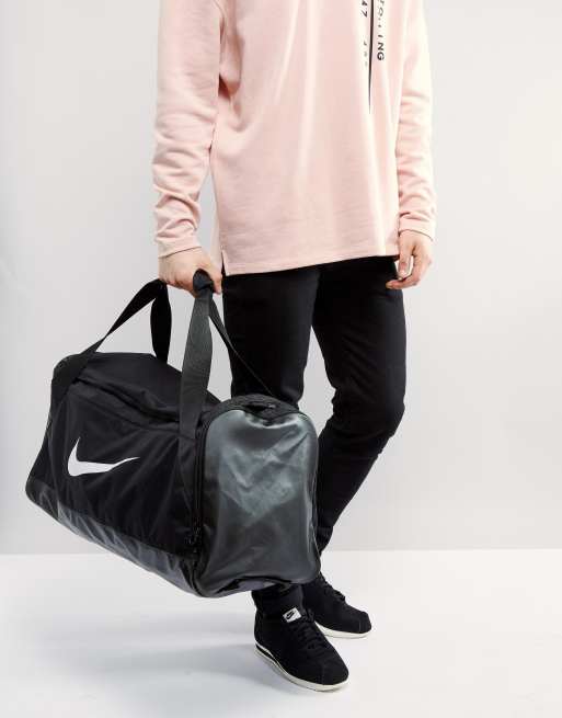 Nike Medium Brasilia Holdall Bag In Black |