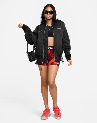 Nike Megan Thee Stallion Woven Jacket In Black