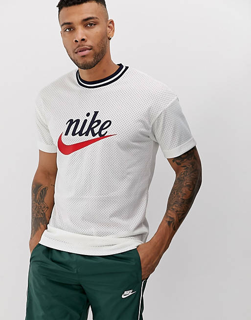preposition Agnes Gray Withered Nike Mesh Logo T-Shirt | ASOS